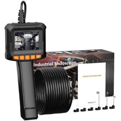 ECHOO Cámara De Inspección Hd 1080p Resistente Al Agua Ip67 – Cable Semirrígido De 5 M – Pantalla Ips De 2,4 Pulgadas – 8 Led Ajustables Para Una Inspección Precisa – Zoom 2x ECHOO Cámara De Inspección Hd 1080p Resistente Al Agua Ip67 – Cable Semirrígido De 5 M – Pantalla Ips De 2,4 Pulgadas – 8 Led Ajustables Para Una Inspección Precisa – Zoom 2x