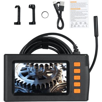BEYAMIS Cámara Endoscópica De Doble Lente Con Iluminación 1080p Para Inspección De Tuberías, Pantalla Lcd De 4,3 Pulgadas, Resistente Al Agua Ip67, Herramienta Manual, Led Ajustable, Cable De 5 M. BEYAMIS Cámara Endoscópica De Doble Lente Con Iluminación 1080p Para Inspección De Tuberías, Pantalla Lcd De 4,3 Pulgadas, Resistente Al Agua Ip67, Herramienta Manual, Led Ajustable, Cable De 5 M.