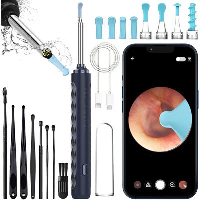 TREETALK Cámara De Inspección – Limpiador De Oídos Con Cámara Wi-fi Hd 1080p – Otoscopio Con Luz Y Juego De Accesorios TREETALK Cámara De Inspección – Limpiador De Oídos Con Cámara Wi-fi Hd 1080p – Otoscopio Con Luz Y Juego De Accesorios