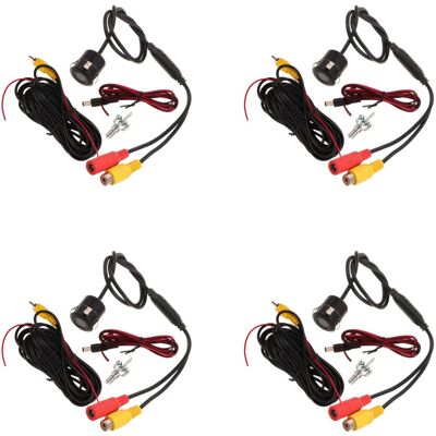 OEM Cámara De Respaldo Hd Negra De 4 Piezas Con Visión Nocturna Para OEM Cámara De Respaldo Hd Negra De 4 Piezas Con Visión Nocturna Para