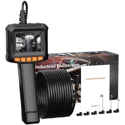 RAPANDA Cámara Endoscópica Hd 1080p Con Zoom 2x, Cámara De Inspección De Tuberías Ips De 2,4 Pulgadas, Resistente Al Agua Ip67, Cable Semirrígido De 5 M, 8 Led Ajustables, Gadgets Para Hombres RAPANDA Cámara Endoscópica Hd 1080p Con Zoom 2x, Cámara De Inspección De Tuberías Ips De 2,4 Pulgadas, Resistente Al Agua Ip67, Cable Semirrígido De 5 M, 8 Led Ajustables, Gadgets Para Hombres