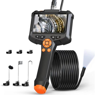 Cámara De Inspección Endoscópica, Pantalla Ips De 4,3 Pulgadas, 1080p Hd, Cámara De Inspección Endoscópica Digital, Cámara De Drenaje Portátil Impermeable Ip67, Cable Semirrígido De 5 M - Lablanc Cámara De Inspección Endoscópica, Pantalla Ips De 4,3 Pulgadas, 1080p Hd, Cámara De Inspección Endoscópica Digital, Cámara De Drenaje Portátil Impermeable Ip67, Cable Semirrígido De 5 M - Lablanc