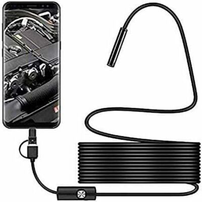 JSSEVN Cámara De Inspección Usb Tipo Serpiente, Endoscopio Usb-c Impermeable Ip67 De 2.0 Mp, Cámara Tipo C Con 8 Luces Led Ajustables. JSSEVN Cámara De Inspección Usb Tipo Serpiente, Endoscopio Usb-c Impermeable Ip67 De 2.0 Mp, Cámara Tipo C Con 8 Luces Led Ajustables.