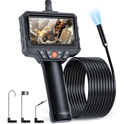 OEM Cámara Endoscópica Con Pantalla Y Luz, Cámara De Inspección Industrial Ennovor 1920p Hd, Pantalla Ips De 4,3 Pulgadas Y 8 Led Ajustables, Cable Semirrígido De 5 M OEM Cámara Endoscópica Con Pantalla Y Luz, Cámara De Inspección Industrial Ennovor 1920p Hd, Pantalla Ips De 4,3 Pulgadas Y 8 Led Ajustables, Cable Semirrígido De 5 M