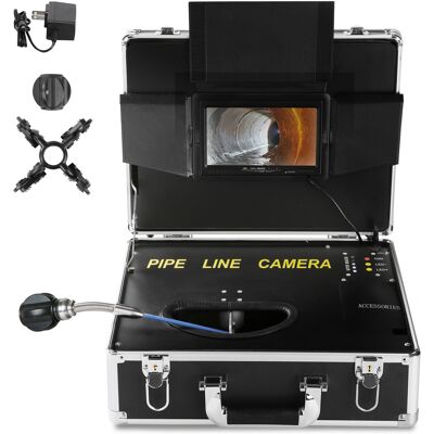 Mophorn - Alcantarilla Cámara Tubería Inspección Pantalla De 7 Pulgadas 1000tvl Cámara 66ft Cable Impermeable Ip68 Drenaje Endoscopio Industrial Sistema De Video Inspección Mophorn - Alcantarilla Cámara Tubería Inspección Pantalla De 7 Pulgadas 1000tvl Cámara 66ft Cable Impermeable Ip68 Drenaje Endoscopio Industrial Sistema De Video Inspección