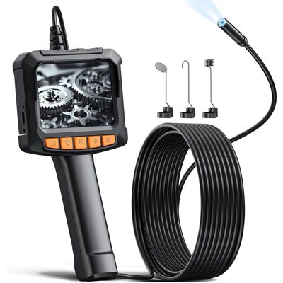 LABLANC Cámara De Inspección Endoscópica, Pantalla A Color De 2,4 Pulgadas, Cámara Digital Hd De 1080p, Cámara De Drenaje Portátil Impermeable Ip67, Cámara De Alcantarillado Con Cable Semirrígido De 5 M LABLANC Cámara De Inspección Endoscópica, Pantalla A Color De 2,4 Pulgadas, Cámara Digital Hd De 1080p, Cámara De Drenaje Portátil Impermeable Ip67, Cámara De Alcantarillado Con Cable Semirrígido De 5 M