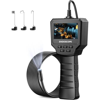 OEM Endoscopio Industrial - Cámara De Inspección Endoscópica Ips De 2,4 Pulgadas, Cámara Endoscópica Hd 1440p De 2,0 Mp Con 6 Led Ajustables, Cámara Endoscópica Digital Impermeable Ip67 De 8 Mm, Cable Sem OEM Endoscopio Industrial - Cámara De Inspección Endoscópica Ips De 2,4 Pulgadas, Cámara Endoscópica Hd 1440p De 2,0 Mp Con 6 Led Ajustables, Cámara Endoscópica Digital Impermeable Ip67 De 8 Mm, Cable Sem