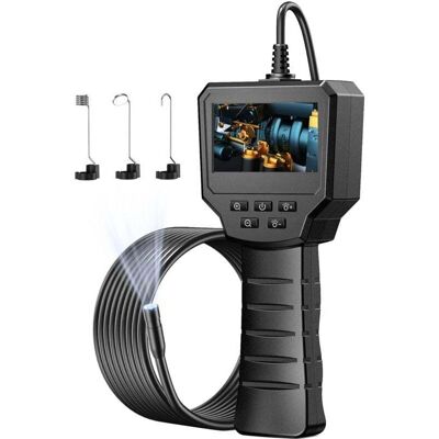 HOUHENCE Cámara De Inspección De 2,4 Pulgadas, 1440p Hd, 2,0 Mp, 6 Led Ajustables, Cámara Digital De 8 Mm, Resistente Al Agua Ip67, Cable Semirrígido De 5 M HOUHENCE Cámara De Inspección De 2,4 Pulgadas, 1440p Hd, 2,0 Mp, 6 Led Ajustables, Cámara Digital De 8 Mm, Resistente Al Agua Ip67, Cable Semirrígido De 5 M