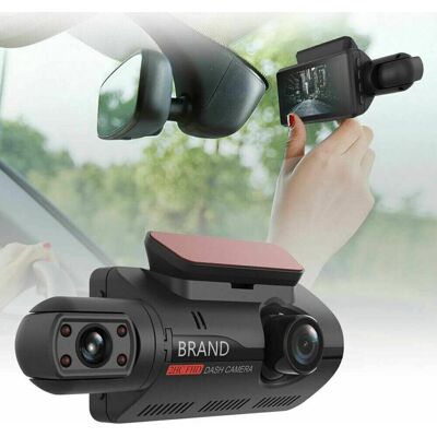 OEM Cámara De Salpicadero Delantera Y Trasera, Vídeo Full Hd 1080p, Cámara De Salpicadero Para Coche, Gran Angular, Doble Lente, Cámara Dvr Con Sensores G Para Visión Nocturna - Black One OEM Cámara De Salpicadero Delantera Y Trasera, Vídeo Full Hd 1080p, Cámara De Salpicadero Para Coche, Gran Angular, Doble Lente, Cámara Dvr Con Sensores G Para Visión Nocturna - Black One