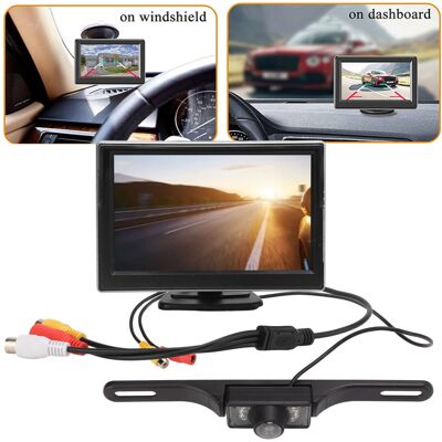 OEM Kit De Sistema De Cámara De Visión Trasera Hd De 5 Pulgadas Para Vehículos, Campo De Visión De 170 Grados. OEM Kit De Sistema De Cámara De Visión Trasera Hd De 5 Pulgadas Para Vehículos, Campo De Visión De 170 Grados.