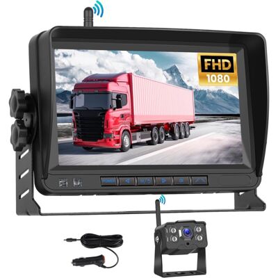 OEM Cámara De Visión Trasera Inalámbrica 1080p – Pantalla Ips Hd De 7 Pulgadas – Resistencia Al Agua Ip68 – Visión Nocturna – Alcance De Transmisión De Hasta 97,5 Metros (320 Pies) -crezuo OEM Cámara De Visión Trasera Inalámbrica 1080p – Pantalla Ips Hd De 7 Pulgadas – Resistencia Al Agua Ip68 – Visión Nocturna – Alcance De Transmisión De Hasta 97,5 Metros (320 Pies) -crezuo