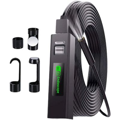 OEM Cámara De Inspección Endoscópica Industrial Hd 1200p Con Sonda Impermeable Ip68 De 8 Mm Y Cable Con 8 Luces Led Ajustables Para Inspección Mecánica Automática - Crezuo OEM Cámara De Inspección Endoscópica Industrial Hd 1200p Con Sonda Impermeable Ip68 De 8 Mm Y Cable Con 8 Luces Led Ajustables Para Inspección Mecánica Automática - Crezuo