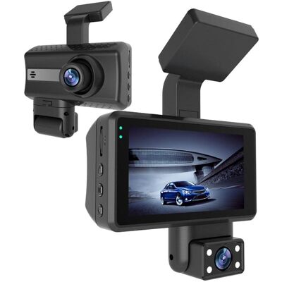 OEM Grabadora De Vídeo Para Coche, Cámara De Salpicadero Con Doble Lente, Dvr Con Visión Nocturna, 1080p Fhd OEM Grabadora De Vídeo Para Coche, Cámara De Salpicadero Con Doble Lente, Dvr Con Visión Nocturna, 1080p Fhd