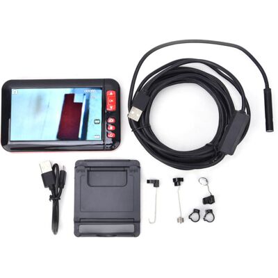 XVX Endoscopio Industrial Hd 1080p Con Pantalla Lcd De 4,3 Pulgadas Y Cable Flexible De 5 M: Cámara De Inspección Multifuncional. XVX Endoscopio Industrial Hd 1080p Con Pantalla Lcd De 4,3 Pulgadas Y Cable Flexible De 5 M: Cámara De Inspección Multifuncional.