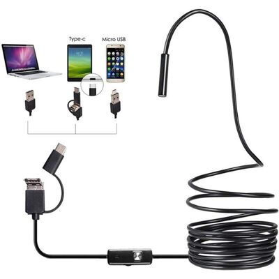OEM Cámara De Inspección Crezuo 3 En 1 Usb Tipo-c Para Aplicaciones Industriales: Endoscopio, Resistente Al Agua Para Tuberías De Drenaje, Brillo Ajustable, Cámara Hd Negra (longitud: 5 M).-crezuo OEM Cámara De Inspección Crezuo 3 En 1 Usb Tipo-c Para Aplicaciones Industriales: Endoscopio, Resistente Al Agua Para Tuberías De Drenaje, Brillo Ajustable, Cámara Hd Negra (longitud: 5 M).-crezuo