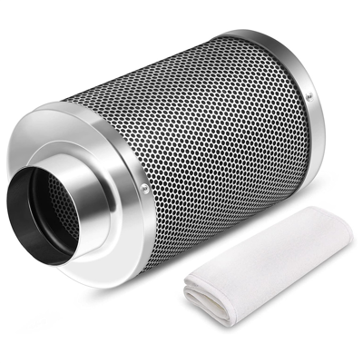 OEM Filtro A Carbón Activo 10 Cm (4 Pulgadas) Para Control Olores Reversible Para Cámaras Cultivo OEM Filtro A Carbón Activo 10 Cm (4 Pulgadas) Para Control Olores Reversible Para Cámaras Cultivo