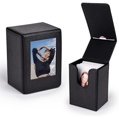 OEM Bolsa Funcional Para Guardar Fotos/tarjetas De Visita (5 X 7,6 Cm), Caja Y Estuche Para Fotos Polaroid Compatible Con Película Fujifilm Instax Mini (54 X 86 Mm) – Negro OEM Bolsa Funcional Para Guardar Fotos/tarjetas De Visita (5 X 7,6 Cm), Caja Y Estuche Para Fotos Polaroid Compatible Con Película Fujifilm Instax Mini (54 X 86 Mm) – Negro
