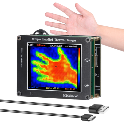 OEM Cámara Térmica Portátil Sencilla Con Sensor Infrarrojo De 24 X 32 Píxeles, Pantalla Lcd De 2 Pulgadas, Resolución De 240 X 320, Imagen Nítida, Rango De Medición. OEM Cámara Térmica Portátil Sencilla Con Sensor Infrarrojo De 24 X 32 Píxeles, Pantalla Lcd De 2 Pulgadas, Resolución De 240 X 320, Imagen Nítida, Rango De Medición.