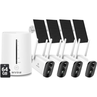 OEM Sistema De Cámara De Seguridad, Resolución De 4 Mp, Función De Giro E Inclinación, Batería De 5200 Mah, 4 X 64 Gb OEM Sistema De Cámara De Seguridad, Resolución De 4 Mp, Función De Giro E Inclinación, Batería De 5200 Mah, 4 X 64 Gb