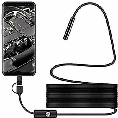 OEM Cámara De Inspección Tipo Serpiente Usb, Endoscopio Usb C Impermeable 2.0 Mp Ip67, Cámara De Tipo C Con 8 Luces Led Ajustables OEM Cámara De Inspección Tipo Serpiente Usb, Endoscopio Usb C Impermeable 2.0 Mp Ip67, Cámara De Tipo C Con 8 Luces Led Ajustables