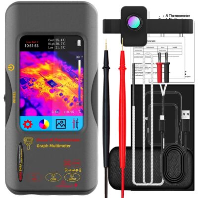 OEM Cámara Termográfica, Resolución De 320 X 320, Medición De Voltaje De 1000 V Cc/ca, Pantalla Táctil Capacitiva De 3,98 Pulgadas, Lente Macro Sh7a OEM Cámara Termográfica, Resolución De 320 X 320, Medición De Voltaje De 1000 V Cc/ca, Pantalla Táctil Capacitiva De 3,98 Pulgadas, Lente Macro Sh7a