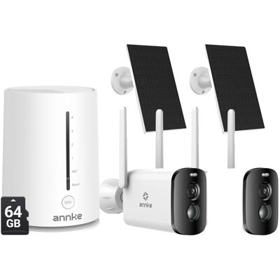 OEM Cámara De Seguridad Solar, Resolución De 4 Mp, Wifi De Doble Banda, Batería De 5200 Mah, Paquete De 2 Unidades, Batería De 64 Gb OEM Cámara De Seguridad Solar, Resolución De 4 Mp, Wifi De Doble Banda, Batería De 5200 Mah, Paquete De 2 Unidades, Batería De 64 Gb