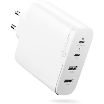 Alogic WCG4X100 Cargador USB de 4 Puertos - Blanco - Cargador Alogic WCG4X100 Cargador USB de 4 Puertos - Blanco - Cargador