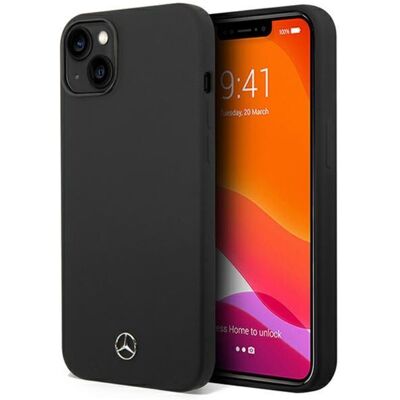 Funda de silicona Mercedes Benz para iPhone 14 Plus - Negro Funda de silicona Mercedes Benz para iPhone 14 Plus - Negro