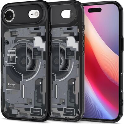 OEM Funda Spigen Ultra Hybrid Mag Magsafe Para Iphone Air Zero One Negra OEM Funda Spigen Ultra Hybrid Mag Magsafe Para Iphone Air Zero One Negra