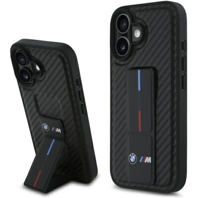 Funda BMW iPhone 16 6,1" Negro M Grip Stand Funda BMW iPhone 16 6,1" Negro M Grip Stand