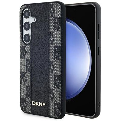 Funda de Cuero con Patrón a Cuadros MagSafe DKNY S24 S921 Funda de Cuero con Patrón a Cuadros MagSafe DKNY S24 S921