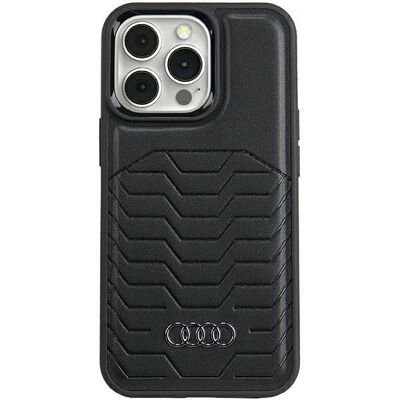 Funda de Cuero Sintético MagSafe para iPhone 15 Pro - Audi Funda de Cuero Sintético MagSafe para iPhone 15 Pro - Audi