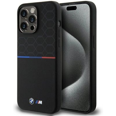 Funda de silicona BMW para iPhone 15 Pro Max - Carcasa resistente Funda de silicona BMW para iPhone 15 Pro Max - Carcasa resistente