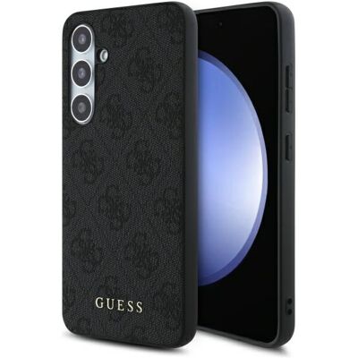 Funda dura GUESS Samsung Galaxy S24 FE - 4G Logo metálico dorado gris Funda dura GUESS Samsung Galaxy S24 FE - 4G Logo metálico dorado gris