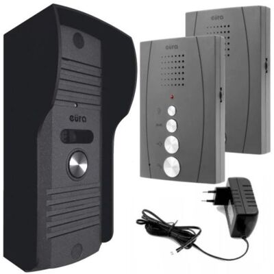 OEM Intercomunicador ''Eura'' Adp-51a3 ''Difesa'' - 1 Familia, 2 Teléfonos Uniphone, Intercomunicador, Grafito OEM Intercomunicador ''Eura'' Adp-51a3 ''Difesa'' - 1 Familia, 2 Teléfonos Uniphone, Intercomunicador, Grafito