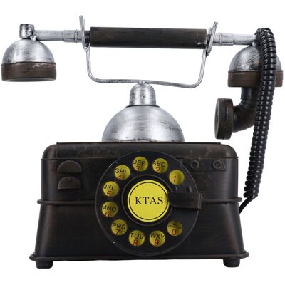 OEM Modelo De Teléfono De Resina De Estilo Retro, Un Adorno De Escritorio Clásico De Estilo Antiguo, Adecuado Para La Decoración De Interiores En Cafeterías, Oficinas, Bares, Etc. (diseño De Teléfono Fijo OEM Modelo De Teléfono De Resina De Estilo Retro, Un Adorno De Escritorio Clásico De Estilo Antiguo, Adecuado Para La Decoración De Interiores En Cafeterías, Oficinas, Bares, Etc. (diseño De Teléfono Fijo