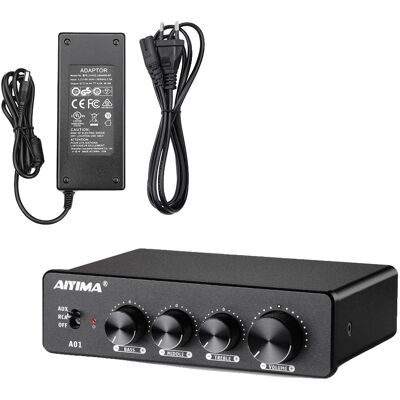 OEM Amplificador De Audio, Salida De Doble Canal, Ajustes De Sonido Regulables, A01 24v Ue OEM Amplificador De Audio, Salida De Doble Canal, Ajustes De Sonido Regulables, A01 24v Ue
