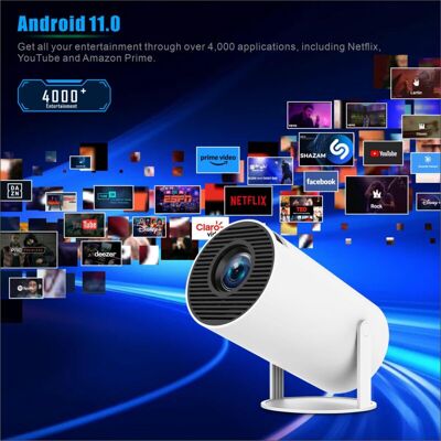 OEM Proyector 4k, Wifi 6, Android 11, Full Hd 1080p, Compatible Con Teléfono Y Pc, Rotación De 180°. OEM Proyector 4k, Wifi 6, Android 11, Full Hd 1080p, Compatible Con Teléfono Y Pc, Rotación De 180°.