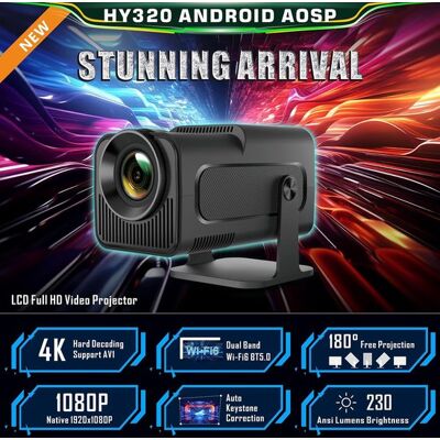 OEM Miniproyector Keystone, Smart 1080p, Proyector Portátil Para Cine En Casa, Wifi 6, Bluetooth 5.0, 230 Ansi, Proyector Bluetooth, Portátil, Ps5 OEM Miniproyector Keystone, Smart 1080p, Proyector Portátil Para Cine En Casa, Wifi 6, Bluetooth 5.0, 230 Ansi, Proyector Bluetooth, Portátil, Ps5