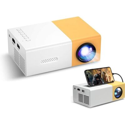 OEM Miniproyector, Entrada Hasta 1080p Full Hd, Hdmi, Blanco / Amarillo, Portátil, Proyector Hd Ideal Para Presentaciones Y Cine En Amarillo Blanco OEM Miniproyector, Entrada Hasta 1080p Full Hd, Hdmi, Blanco / Amarillo, Portátil, Proyector Hd Ideal Para Presentaciones Y Cine En Amarillo Blanco