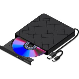 SANS MARQUE Unidad Externa De Cd/dvd Beizkna Para Pc, Reproductor/grabador De Dvd Portátil Usb 3.0 Y Tipo-c, Unidad Externa De Dvd Cd-rom +/-rw Para Pc, Portátil, Ordenador De Sobremesa, Imac, Macbook Pro/air, Wi SANS MARQUE Unidad Externa De Cd/dvd Beizkna Para Pc, Reproductor/grabador De Dvd Portátil Usb 3.0 Y Tipo-c, Unidad Externa De Dvd Cd-rom +/-rw Para Pc, Portátil, Ordenador De Sobremesa, Imac, Macbook Pro/air, Wi