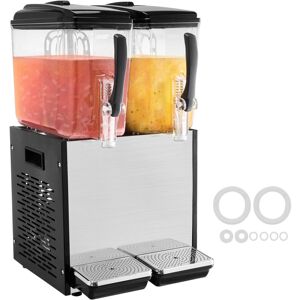Mophorn Dispensador De Bebidas Comercial, 2 Tanques De 12 L Cada Uno, Dispensador De Jugo, Máquina De Bebidas De Té Helado De Acero Inoxidable De 286 W Con Rango De Enfriamiento De 45 °f A 54 °f Mophorn Dispensador De Bebidas Comercial, 2 Tanques De 12 L Cada Uno, Dispensador De Jugo, Máquina De Bebidas De Té Helado De Acero Inoxidable De 286 W Con Rango De Enfriamiento De 45 °f A 54 °f