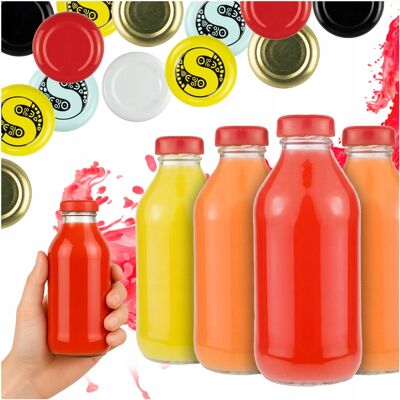 OEM 80 Botellas Para Zumo, Jarabe, Botellas De 330 Ml, Conservas De Zumo + Tapa Fi33 OEM 80 Botellas Para Zumo, Jarabe, Botellas De 330 Ml, Conservas De Zumo + Tapa Fi33