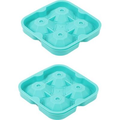 OEM Ice Cube Tray - Diamond Shape - Food Grade Silicone - For Whiskey Cocktails And Beverages - 1 Unit OEM Ice Cube Tray - Diamond Shape - Food Grade Silicone - For Whiskey Cocktails And Beverages - 1 Unit