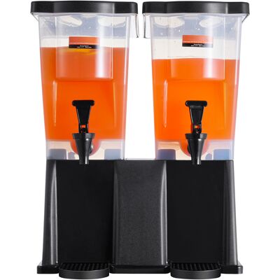 Dispensador De Bebidas, 3 Galones X 2 Dispensadores De Bebidas Para Fiestas, Dispensador De Jugo De Plástico Con Tapa De Soporte, Dispensador De Agua De Jugo De Limonada De Te Helado - Mophorn Dispensador De Bebidas, 3 Galones X 2 Dispensadores De Bebidas Para Fiestas, Dispensador De Jugo De Plástico Con Tapa De Soporte, Dispensador De Agua De Jugo De Limonada De Te Helado - Mophorn