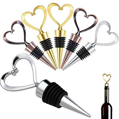 OEM 6 Tapones Para Botellas De Vino, Tapones Reutilizables De Aleación De Zinc Para Vino, Licores, Bebidas Y Cócteles OEM 6 Tapones Para Botellas De Vino, Tapones Reutilizables De Aleación De Zinc Para Vino, Licores, Bebidas Y Cócteles