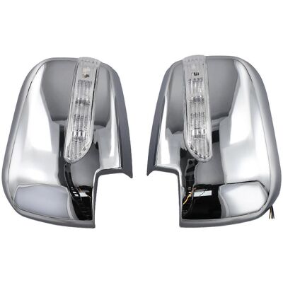OLOEY Fundas De Retrovisores Con Luz Led Para Mitsubishi Triton L200 2005-2014 Y Pajero Sport 2011 OLOEY Fundas De Retrovisores Con Luz Led Para Mitsubishi Triton L200 2005-2014 Y Pajero Sport 2011
