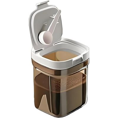 OEM Tarro Hermético Para Café, Recipiente De Almacenamiento De 1300 Ml Con Cuchara Medidora, Tarro De Almacenamiento De Cocina Para Café Molido, Granos, Té, Azúcar, Harina Y Cereales. OEM Tarro Hermético Para Café, Recipiente De Almacenamiento De 1300 Ml Con Cuchara Medidora, Tarro De Almacenamiento De Cocina Para Café Molido, Granos, Té, Azúcar, Harina Y Cereales.