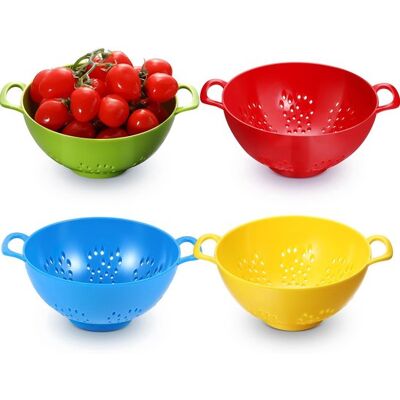 OEM 4 Piezas, Colador De Plástico Para Frutas Y Verduras, Coladores De Plástico Con Asa, Para Frutas, Verde, Morado, Rojo, Amarillo, 1914,87,5 Cm OEM 4 Piezas, Colador De Plástico Para Frutas Y Verduras, Coladores De Plástico Con Asa, Para Frutas, Verde, Morado, Rojo, Amarillo, 1914,87,5 Cm