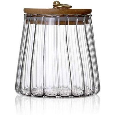 OEM Tarro De Cristal Para Almacenar, Granos De Café, Azúcar, Madera De Acacia, Tapa Hermética, Especias, Frutos Secos, Galletas, 650 Ml, Transparente OEM Tarro De Cristal Para Almacenar, Granos De Café, Azúcar, Madera De Acacia, Tapa Hermética, Especias, Frutos Secos, Galletas, 650 Ml, Transparente